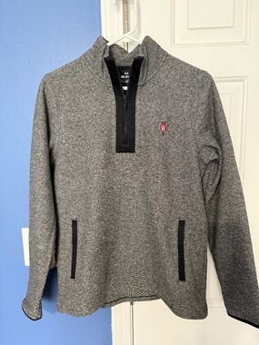 Women's Under Armour Fleece 1/4 Zip Wisconsin NWT
